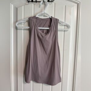 Women's Sleeveless Top w/ Back Cut Out - Mauve
